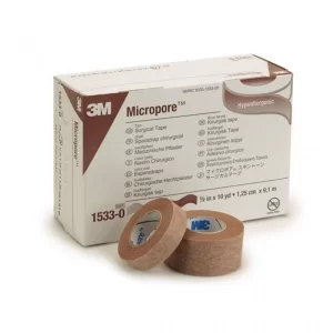 ESPARADRAPO MICROPORE DE 1/2″ X 10 3M