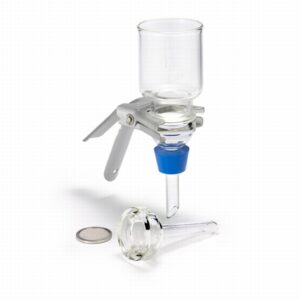 EMBUDO DE FILTRACIÓN POR MEMBRANA PARA MANIFOLD O ERLENMEYER DE VACÍO GLASSCO